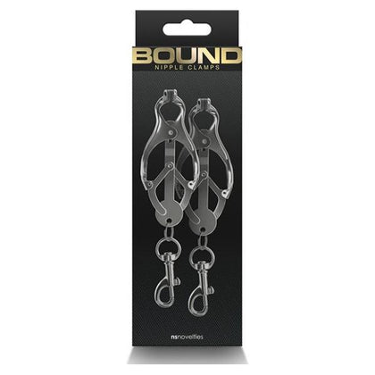 Bound C3 Nipple Clamps - Gunmetal: The Ultimate Adjustable Nipple Clamps for Sensual Stimulation and Pleasure