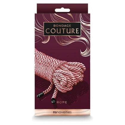 NS Novelties Bondage Couture Rope - Rose Gold: Sensual Pleasure for Fashion-Forward Play