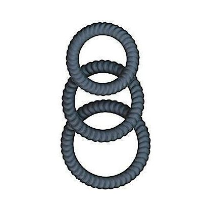 Ram Ultra Cockswellers Silicone Rings - Extreme Clincher Cockrings for Enhanced Pleasure - Model UCR-1001 - Unisex - Intensify Your Experience - Black - Adult Naughty Store