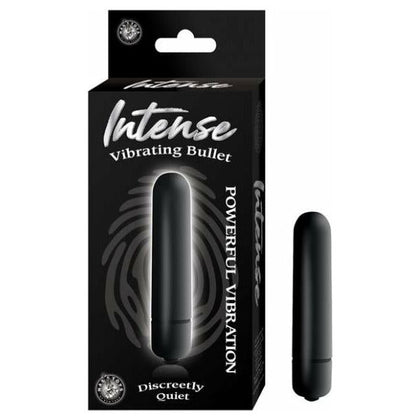 Nasstoys Intense Vibrating Bullet Black - Model NVB-001 - Unisex Pleasure Toy for Intense Stimulation