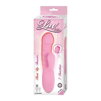 Luv Heat Up Thruster - Pink: The Ultimate Dual Motor Clit Licker and Thrusting Silicone Vibrator for Mind-Blowing Pleasure - Adult Naughty Store