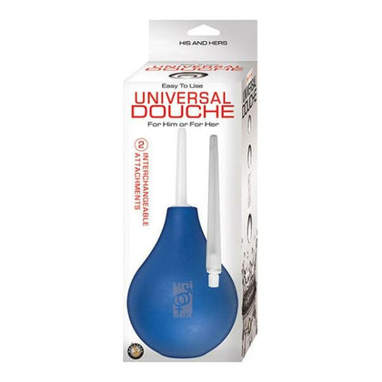 Introducing the Universal Douche Deluxe - Model UD-2021: The Ultimate Intimate Hygiene Device for All Genders - Anal and Vaginal Cleansing - Sleek Black