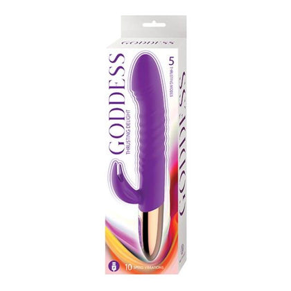 Nasstoys Goddess Thrusting Delight - Dual-Stimulating Rechargeable G-Spot and Prostate Sex Toy - Model GTD-500 - Purple - Adult Naughty Store