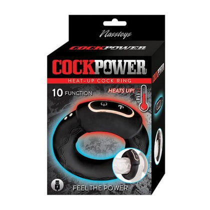 Cockpower Heat Up Cock Ring - Black