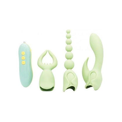Natalie's Toy Box Pleasure Hunter 3 Pc Kit - Mint

Introducing the Exquisite Pleasure Hunter 4-in-1 Silicone Pleasure Set for All Genders - Explore Limitless Ecstasy!