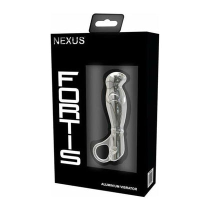 Nexus Fortis Aluminum Vibrating Prostate Massager - Model F-2000 - Male G-Spot and P-Spot Pleasure - Silver