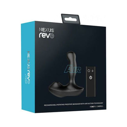 Nexus Revo Air Prostate Massager with Suction - Model NRAPM-001 - Male Pleasure - Black