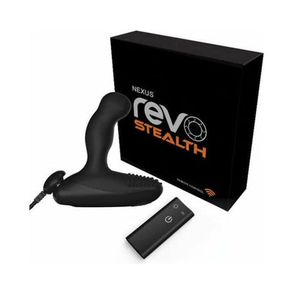 Nexus Revo Stealth Rotating Prostate Massager Black - Adult Naughty Store