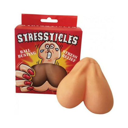 Stressticles Stress Relief Beige Squeeze Balls - The Ultimate Testicle Shaped Stress Reliever