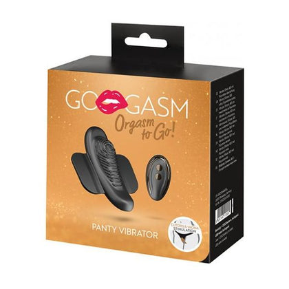 GoGasm Panty Vibrator - Model PV-10B - Women's Clitoral and Vulva Stimulation - Black