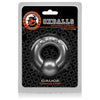 Oxballs Gauge Cock Ring Steel Silver