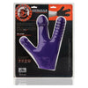 Oxballs Claw Glove Eggplant Purple 3 Soft Finger Dildos