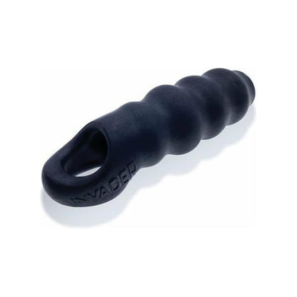 Oxballs Invader Cocksheath - Black: The Ultimate Open-Ended Pleasure Sleeve for Intense Stimulation and Endless Fun!