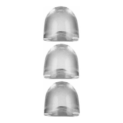 OXBALLS Cocksheath Adjustfit Inserts - Pack Of 3 Clear: Enhance your Pleasure with the Versatile OXBALLS Cocksheath Adjustfit Inserts - Adult Naughty Store