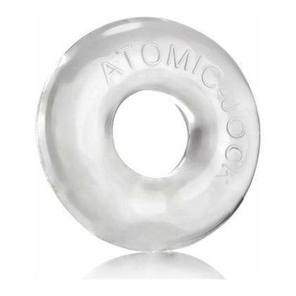 Oxballs Do-Nut 2 Large Cock Ring Clear - Stretchy, Durable, and Pleasure-Enhancing Male Sex Toy - Adult Naughty Store