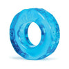 Oxballs Atomic Jock Sprocket Cock Ring Ice Blue - Enhance Your Pleasure with the Ultimate Elastic Cock Ring