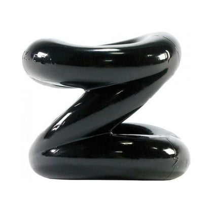 Atomic Jock Z Balls Z-Shaped Ballstretcher Cockring - Model ZB-1001 - Men's Genital Pleasure - Black