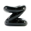 Atomic Jock Z Balls Z-Shaped Ballstretcher Cockring - Model ZB-1001 - Men's Genital Pleasure - Black - Adult Naughty Store