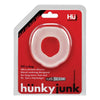 Hunky Junk Fit Ergo Cock Ring Ice Clear - Premium Silicone Cock Ring for Enhanced Pleasure and Performance