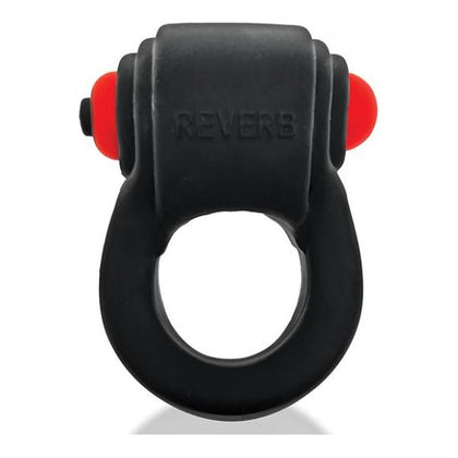 Hünkyjunk Revring Cock Ring with Vibe - Model XR-5000 - Male - Full-Body Pleasure - Tar with Red Vibe - Adult Naughty Store