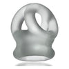 Oxballs Tri-Squeeze Cocksling & Ballstretcher - Clear Ice: The Ultimate Pleasure Enhancer for Men - Adult Naughty Store