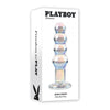 Playboy Clear Jewels Collection Beaded Anal Plug No. 420 for Women: Borosilicate Glass Anal Beads - Adult Naughty Store