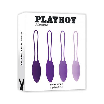 Playboy Pleasure Put In Work Kegel Set - Acai/ombre

Introducing the Playboy Pleasure Put In Work Kegel Set - Acai/ombre: The Ultimate Steel and Silicone Kegel Ball Collection for Intense Orgasms and Stronger Pelvic Floor Muscles