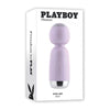 Playboy Pleasure Royal Mini Wand - Opal: Compact Silicone Wand Vibrator for Intense Clitoral Stimulation - Model PPRMW-01 - Unisex - Opal - Adult Naughty Store