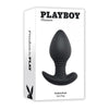 Playboy Pleasure Plug & Play Butt Plug - Model PPB-1001 - Unisex Anal Pleasure - Navy - Adult Naughty Store