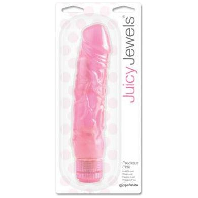 Introducing the Juicy Jewels Precious Pink Vibrator - The Ultimate Pleasure Companion for Women