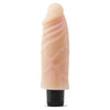 Real Pleasure Real Feel No. 4 Beige Lifelike Vibrating Dildo for Women - Intense G-Spot Stimulation - Adult Naughty Store