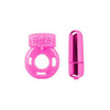 Pipedream Neon Vibrating Couples Kit - Mini Rabbit Vibe & Vibrating Cock Ring - Model NVCK-001 - Unisex Pleasure - Pink