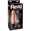 Real Pleasure Deluxe No 1 6.5 Inches Beige Vibrating Dildo for Unforgettable Sensations - Adult Naughty Store