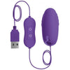 OMG! BULLETS #HAPPY USB Powered Bullet Vibrator Purple