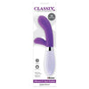 Classix Silicone G-Spot Rabbit Style Vibrator - Model X123 - Women's Pleasure Toy - Purple - Adult Naughty Store