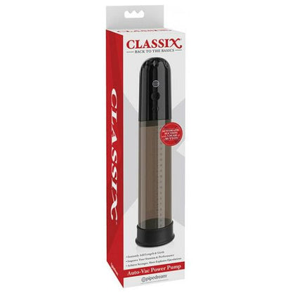 Classix Auto Vac Power Pump - Black: The Ultimate Hands-Free Enlargement Device for Men