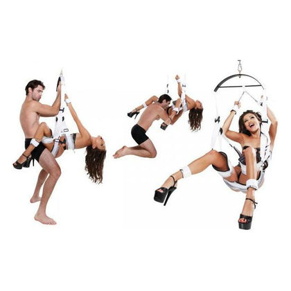 Introducing the Exquisite Fantasy Fetish Bondage Swing White - Unleash Pleasure and Explore Limitless Positions with Ease