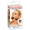 Fetish Fantasy Breathable Ball Gag - Comfortable Rubber Ball with Breathing Holes - Model BGB-2021 - Unisex - Enhances Sensual Play - Black - Adult Naughty Store