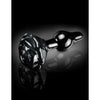 Icicles No 77 Black Rose Glass Massager - Luxurious Hand Blown Pleasure Wand for Women - Elegant Black Rose Design - Hypoallergenic Glass - Nonporous and Body Safe - Adult Naughty Store