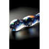 Icicles No 8 Clear Blue Glass Massager - Hand Blown Luxury Pleasure Wand for Sensational Stimulation - Adult Naughty Store