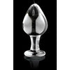 Pipedream Icicles No 25 Glass Anal Plug - Clear: The Exquisite Hand Blown Glass Pleasure Enhancer for Sensational Anal Stimulation - Adult Naughty Store