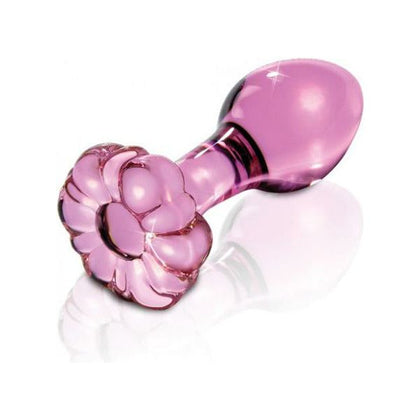 Icicles No 48 Pink Glass Butt Plug - Exquisite Hand Blown Anal Pleasure for All Genders - Adult Naughty Store