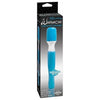 Mini Wanachi Waterproof Massager - Blue, Cordless Rechargeable Vibrating Wand for All-Over Body Relaxation and Pleasure