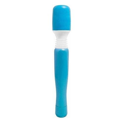 Mini Wanachi Waterproof Massager - Blue, Cordless Rechargeable Vibrating Wand for All-Over Body Relaxation and Pleasure