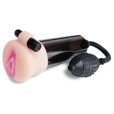 Pump Worx Travel Trio Penis Pump Set - Masturbator & Enlarger for Men - Portable Pleasure Kit (Model: PT-300) - Black