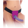Fetish Fantasy Sensual Comfort Strap On Dildo - Purple, Model SCD-001, Unisex, Pleasure for All