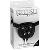 Fetish Fantasy Stay Put Harness Black O-S: The Ultimate Strap-On Harness for Unforgettable Pleasure - Adult Naughty Store