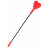 Pipedream Silicone Heart Red Crop 28 inches - Intensify Your Sensual Play with the Pipedream Silicone Heart Crop - Adult Naughty Store