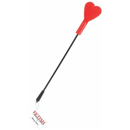 Pipedream Silicone Heart Red Crop 28 inches - Intensify Your Sensual Play with the Pipedream Silicone Heart Crop