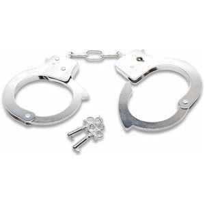 Fetish Fantasy Series Official Handcuffs - Deluxe Lockable Bondage Restraints for Adults - Model X9B2 - Unisex - Wrist and Ankle Pleasure - Polished Silver